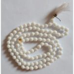 Safed Hakik Mala White Rosary Ganth Wali-Original